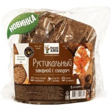 Хлеб Рижский Хлеб Рустикальный заварной с солодом, 250г в магазинах Перекресток