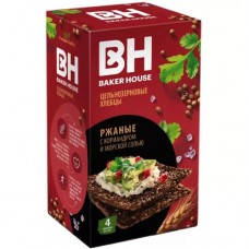 Хлебцы Baker House Скандинавские ржаные цельнозерновые, 180г в магазинах Перекресток