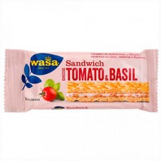 Сандвич WASA Cheese Tomato & Basil из пшеничных хлебцев с начинкой из сыра, томатов и базилика, 40г в магазинах Перекресток