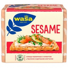 Хлебцы Wasa Sesame пшеничные с посыпкой из жареного кунжута, 200г в магазинах Перекресток