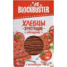 Хлебцы Blockbuster хрустящие овощные с томатами, 130г в магазинах Перекресток