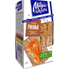 Хлебцы Magic Grain ржаные с семенами льна кунжута подсолнечника, 160г в магазинах Перекресток