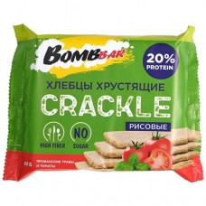 Хлебцы Bombbar Томаты и прованские травы хрустящие рисовые, 60г в магазинах Перекресток