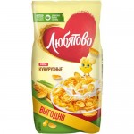 Хлопья Любятово кукурузные, 600г