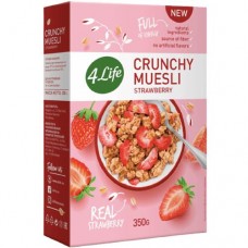 Мюсли 4LIFE Strawberry хрустящие с клубникой, 350г в магазинах Перекресток
