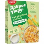 Хлопья Увелка кукурузные с фруктозой, 275г