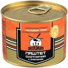Паштет Экспедиция Охотничий с олениной, 180г в магазинах Перекресток