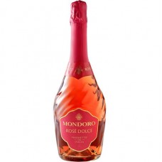 Вино игристое Mondoro Rose Dolce розовое полусладкое 9.5%, 750мл в магазинах Перекресток