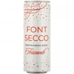 Вино игристое Font Secco Kekfrankos Rose Frizzante розовое сухое 11.5%, 250мл