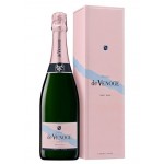 Вино игристое de Venoge Cordon Bleu Brut Rose Champagne AOC розовое сухое 12%, 750мл