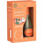 Вино игристое Gancia Prosecco Dry сухое белое 4 подставки под бокалы, 750 мл