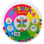 Мозаика Рыжий Кот круглая 80 элементов М-5655