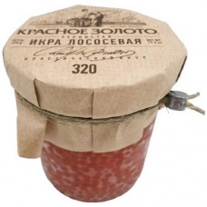Икра лососёвая Красное Золото, 320г в магазинах Перекресток