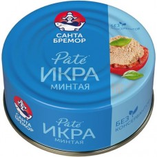 Икра минтая Санта Бремор Pate, 90г в магазинах Перекресток