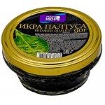 Икра палтуса чёрного Лунское Море солёная непастеризованная, 90г