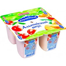 Продукт йогуртный Alpenland вишня-нектар-апельсин дикий 0.3%, 95г в магазинах Перекресток