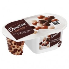 Йогурт Даниссимо Фантазия с хрустящими шоколадными шариками 6.9%, 105г в магазинах Перекресток