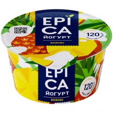 Йогурт Epica ананас 4.8%, 130г в магазинах Перекресток