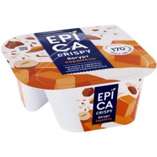 Йогурт Epica Crispy карамель 10.2%, 140г в магазинах Перекресток