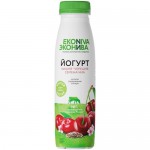 Йогурт Эконива Fitness Line с вишней-черешней-семенами чиа 2.5%, 300мл