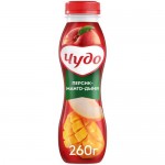 Йогурт фруктовый Чудо персик-манго-дыня 1.9%, 260мл