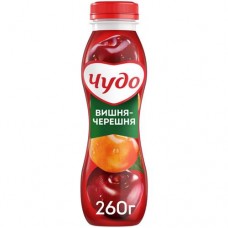 Йогурт фруктовый Чудо вишня-черешня 1.9%, 260мл в магазинах Перекресток