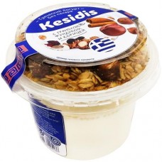 Йогурт Гранола греческий с фундуком и корицей термостатный 8%, 200г в магазинах Перекресток