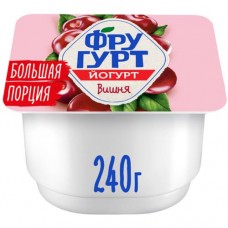 Йогурт Фругурт Вишня фруктовый 2%, 240г в магазинах Перекресток