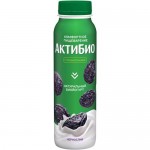 Биойогурт Актибио с черносливом обогащенный бифидобактериями 1.5%, 260мл