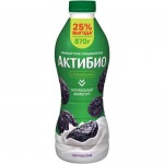Биойогурт Актибио с черносливом обогащенный бифидобактериями 1.5%, 870мл