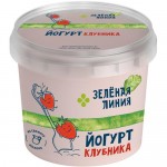 Йогурт клубника 2.8% Зелёная Линия, 315г