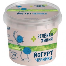 Йогурт черника 2.8% Зелёная Линия, 315г в магазинах Перекресток