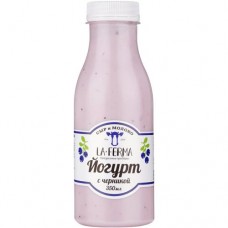 Йогурт La Ferma с фруктовым наполнителем Черника 3-4.5%, 350мл в магазинах Перекресток