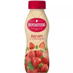 Йогурт Вкуснотеево с клубникой 2%, 280мл Йогурт Вкуснотеево с клубникой 2%, 280мл