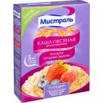 Каша овсяная Мистраль Ягодное ассорти быстрого приготовления, 6х40г