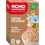 Хлопья гречневые Ясно Солнышко, 375г