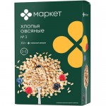 Хлопья овсяные Ė3 Маркет, 350г
