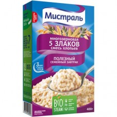 Хлопья Мистраль 5 злаков, 400г в магазинах Перекресток