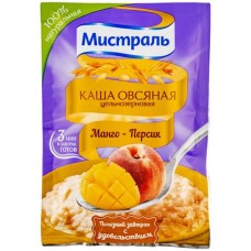 Каша овсяная Мистраль Манго-персик, 40г в магазинах Перекресток