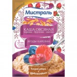 Каша Мистраль Черника-Брусника-Малина овсяная, 40г