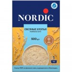 Хлопья овсяные Nordic, 500г