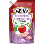 Кетчуп Heinz с чесноком и пряностями, 320г