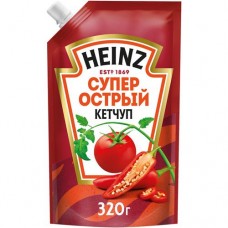 Кетчуп Heinz суперострый, 320г в магазинах Перекресток