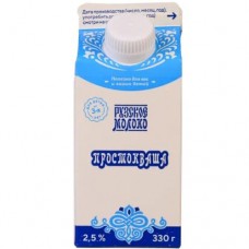 Простокваша Рузское Молоко Рузская 2.5%, 330мл в магазинах Перекресток