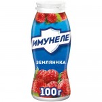 Напиток кисломолочный Имунеле Земляника 1.2%, 100мл