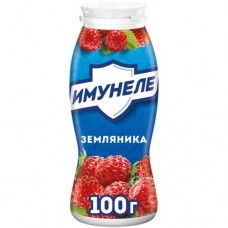 Напиток кисломолочный Имунеле Земляника 1.2%, 100мл в магазинах Перекресток