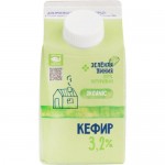 Кефир органический 3.2% Зелёная Линия, 470мл