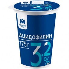 Ацидофилин 3.2% Молочный знак, 175мл в магазинах Перекресток