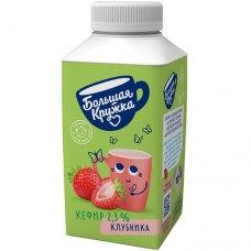 Кефир Большая Кружка со вкусом клубники 2.3%, 280мл в магазинах Перекресток