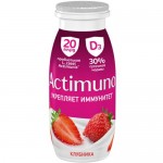 Напиток Actimuno кисломолочный с клубникой и цинком 1.5%, 95мл